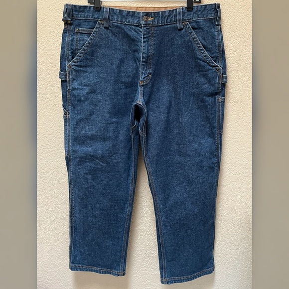 Duluth Men's Ballroom Relaxed Fit Carpenter Jeans Blue Color Size- 38x30